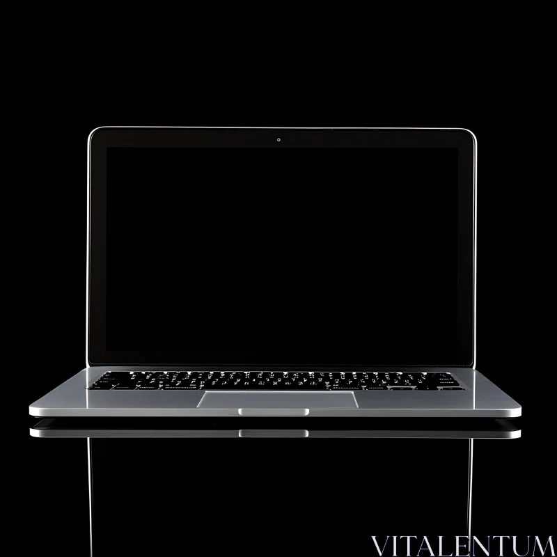 Elegant Laptop Design AI Image