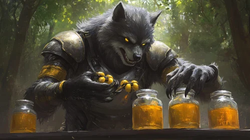 Honey Harvest by a Werewolf