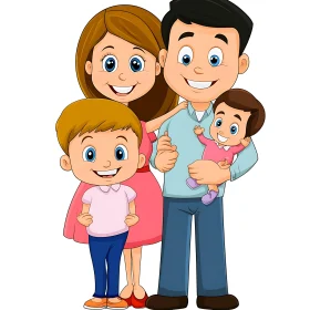 Cartoon Family Portrait