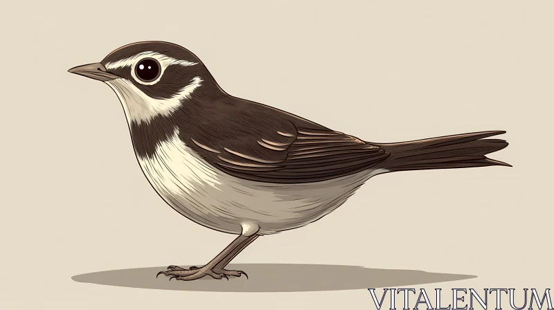 Bird Illustration Art AI Image