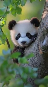 Panda Cub in Nature