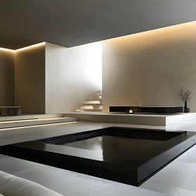 Minimalist Zen-Inspired Bathroom Interior Design