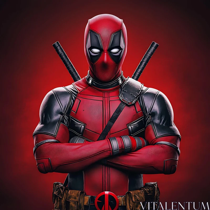 AI ART Marvel's Deadpool Character Portrait