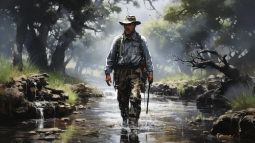 Captivating Hyper-Realistic Cowboy Painting on Stream | Official Art