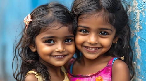 Radiant Smiles: A Portrait of Childhood Joy