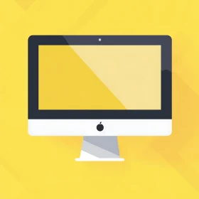Modern Display Screen with Minimalist Design