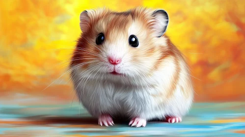 Cute Fluffy Hamster Art