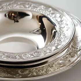 Elegant Engraved Dishware