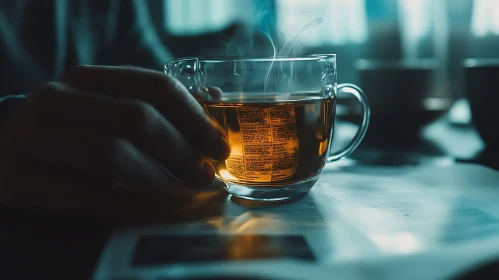 Aromatic Tea Time: A Moment of Serenity