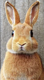 Innocent Gaze of a Cute Rabbit