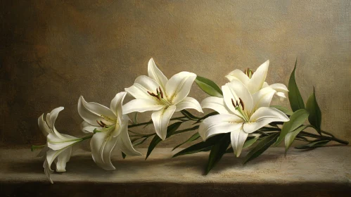 Serene Lily Composition