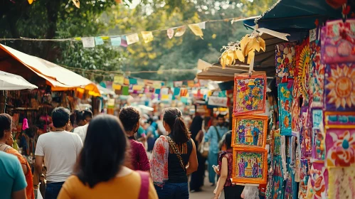 Colorful Market Fair