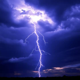 Electric Sky: A Lightning Storm Image