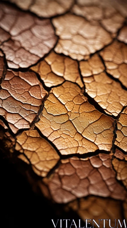 Golden Hues of Nature: A Close-Up View AI Image