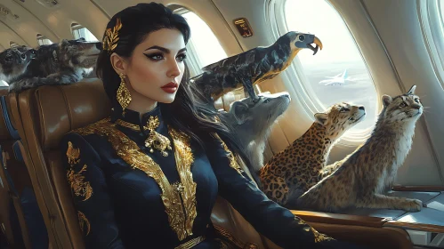 Opulent Flight with Wild Companions