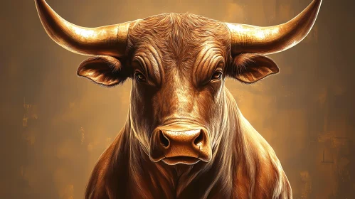 Majestic Bull Illustration