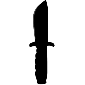 Monochrome Knife Illustration