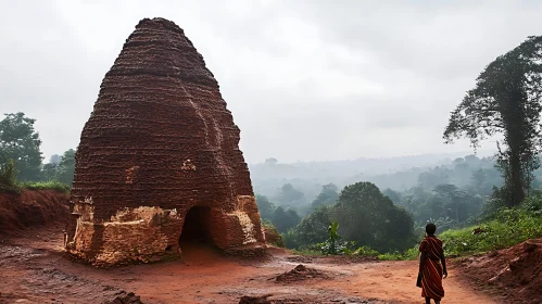 Historic Building and Forest View