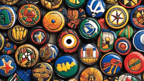 Round Symbols: A Colorful Art Collection