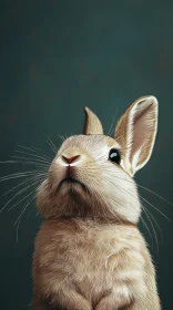 Gentle Rabbit Close-Up