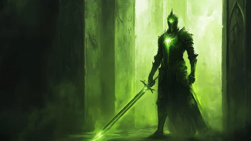 Emerald Knight with Sword