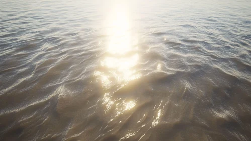 Golden Sunlight on Gentle Waves