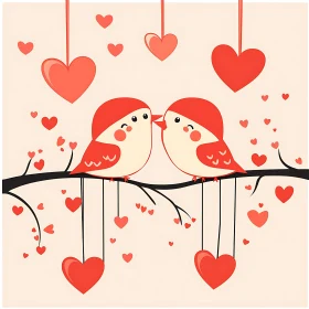 Sweet Bird Valentine's Day Design
