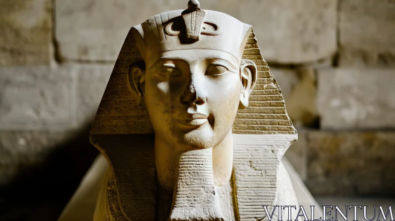 Ancient Egyptian Pharaoh Statue | New Kingdom Period AI Image