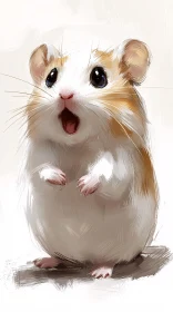 Adorable Hamster Art