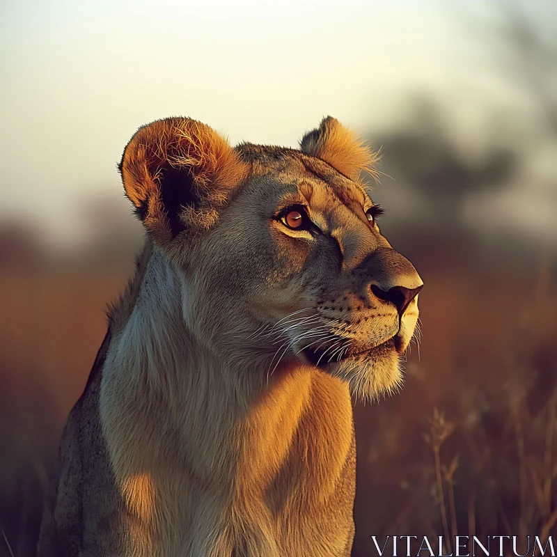 AI ART African Lioness