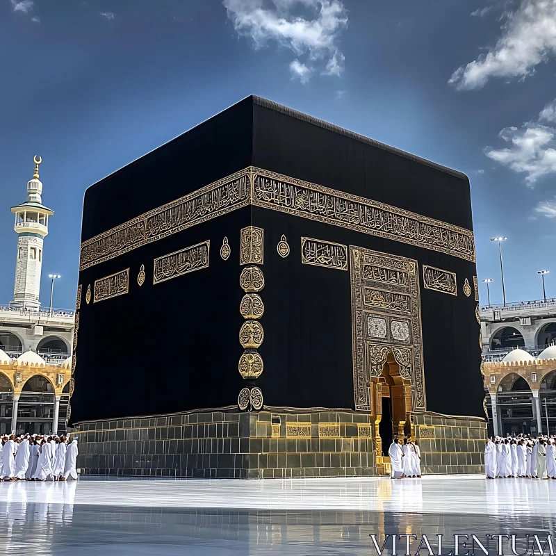 Magnificent Kaaba: A Spiritual Landmark AI Image