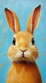 Artistic Bunny Portrait