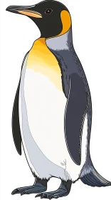 Elegant Penguin Art