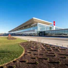 Contemporary Airport Terminal Building