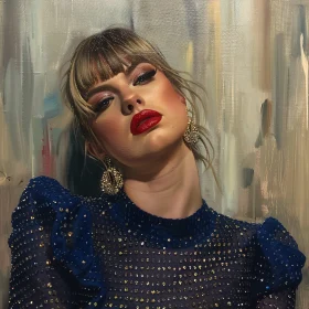 Glamorous Portrait of Taylor Swift