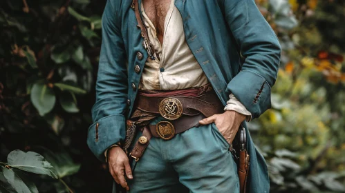 Man in Pirate Costume