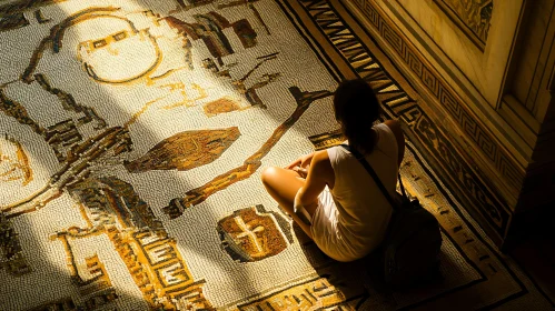 Mosaic Contemplation: A Moment in Art History