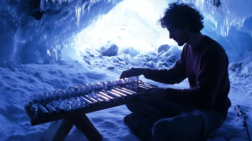 Glacial Melodies: Music from the Ice Cave