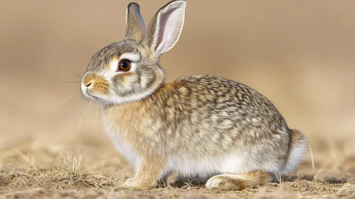 Wild Bunny in a Field