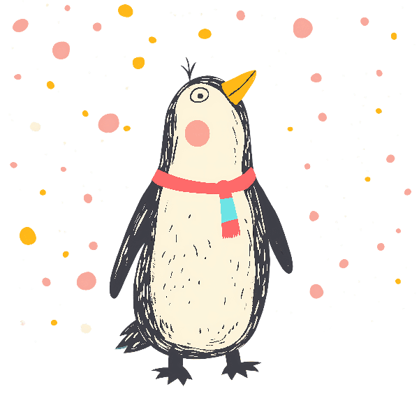 Adorable Penguin Graphic