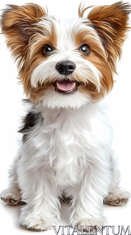 AI ART Cute Puppy Portrait