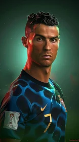 Cristiano Ronaldo in Athletic Portrait