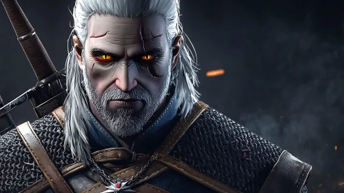 Witcher Warrior Close-Up
