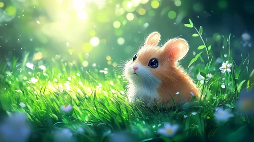 Hamster in Nature