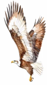 Soaring Eagle Illustration