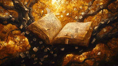 The Golden Book Tree: A Literary Haven