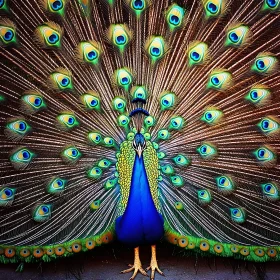 Majestic Peacock Feathers