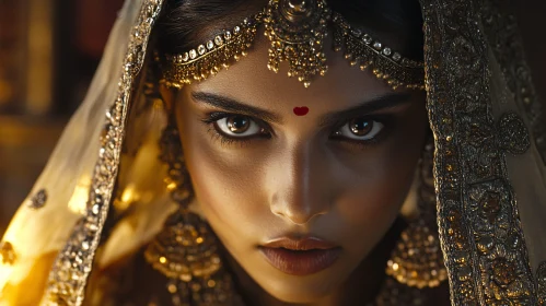 Elegant Woman with Jewelry