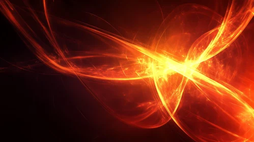 Energized Swirling Fiery Lights