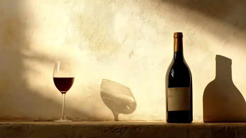 Wine and Shadow: A Moment of Reflection